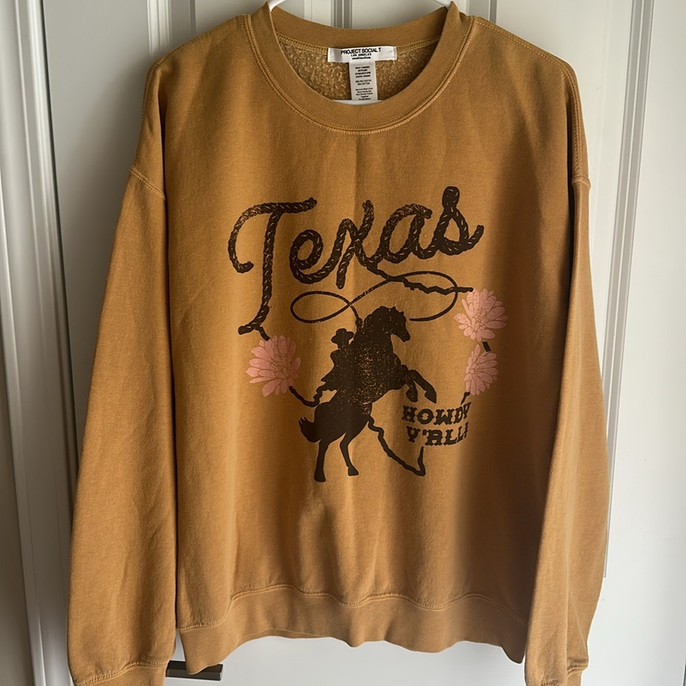 NWOT TEXAS Y'ALL SWEATSHIRT s-m - Picture 3 of 10